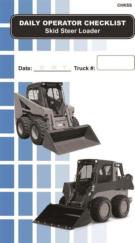 skid steer equipment checklist|osha regulations on skid steer.